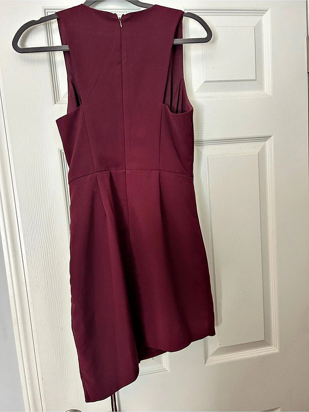DO+BE 
Deep Plunge Asymmetrical Mini Dress Lacing Tie - Picture 4 of 4